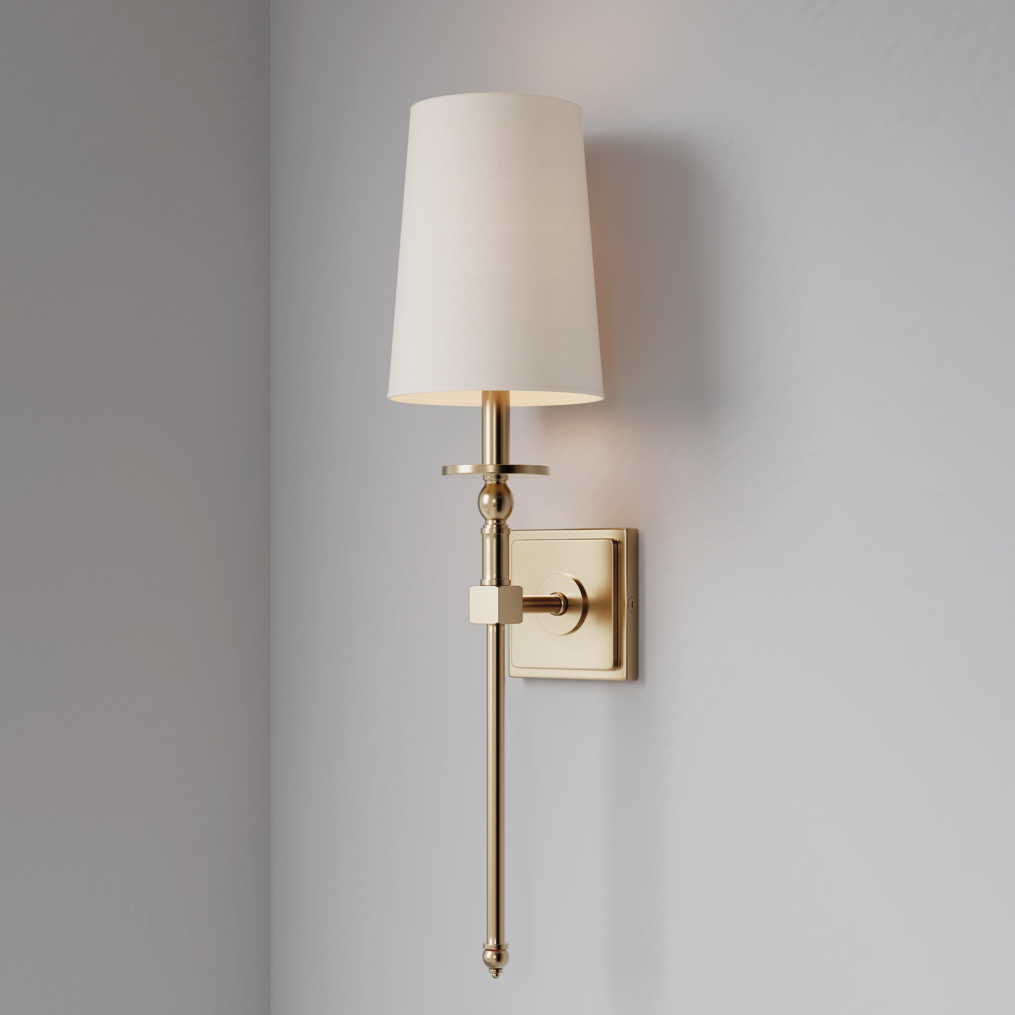 26-inch Modern Gold 1-Light Wall Sconce