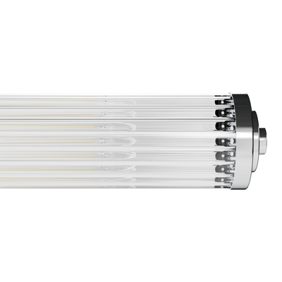 Holly Grove 24-inch 2-light Chrome Vanity Light with Clear Glass