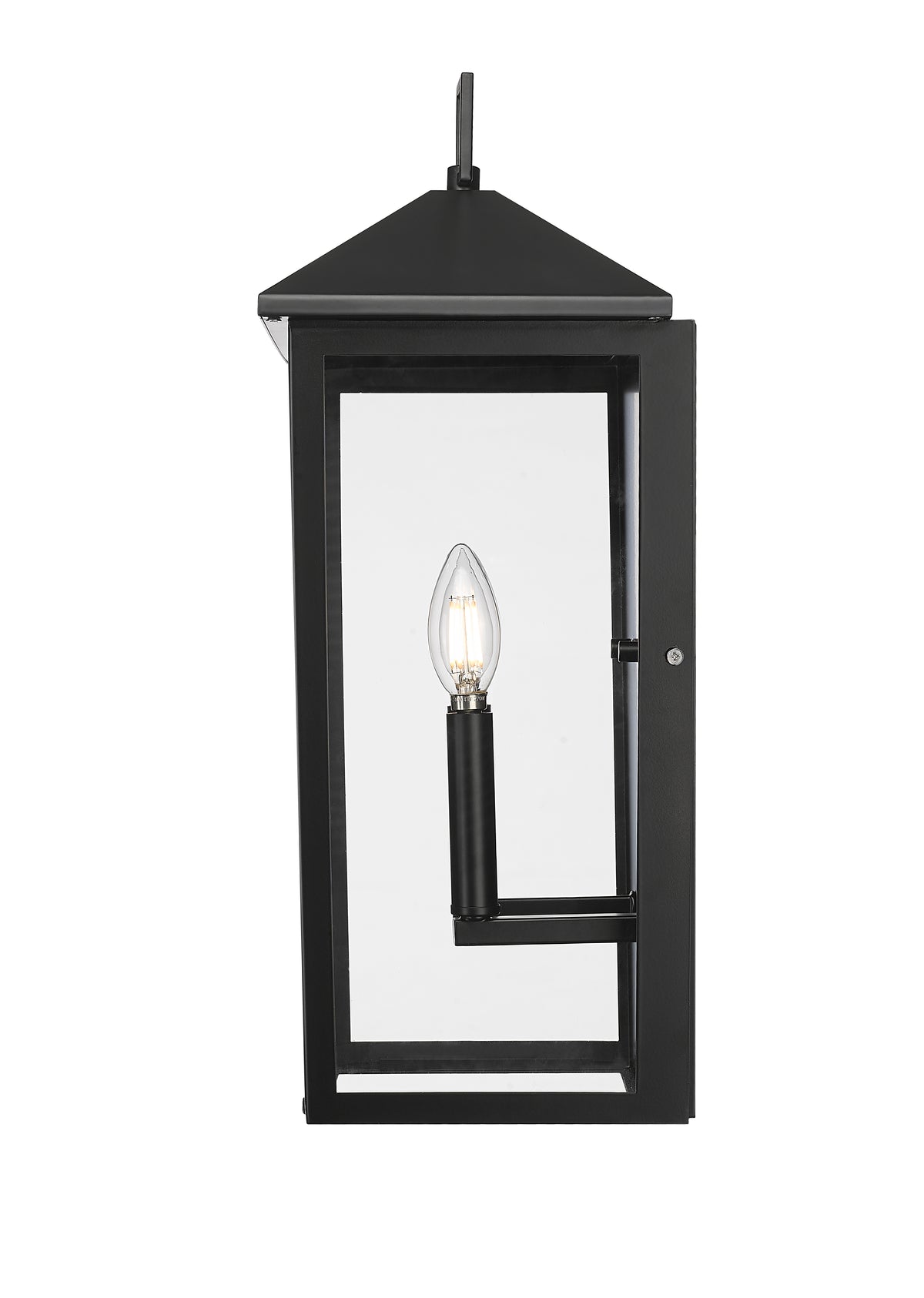11'' Munger Powder Coated Black 2 Light Wall Sconce