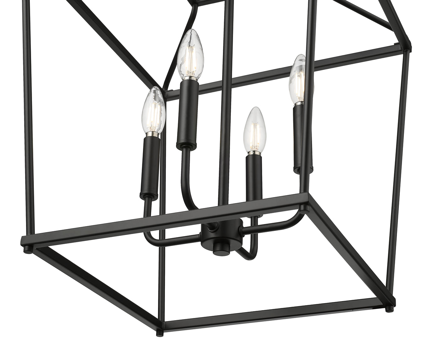 21'' Nellita Matte Black 4 Light Pendant