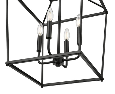 21'' Nellita Matte Black 4 Light Pendant