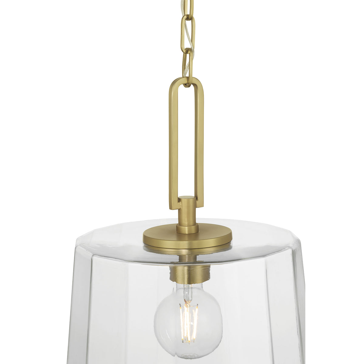 18'' Diamara Vintage Brass 1 Light Pendant