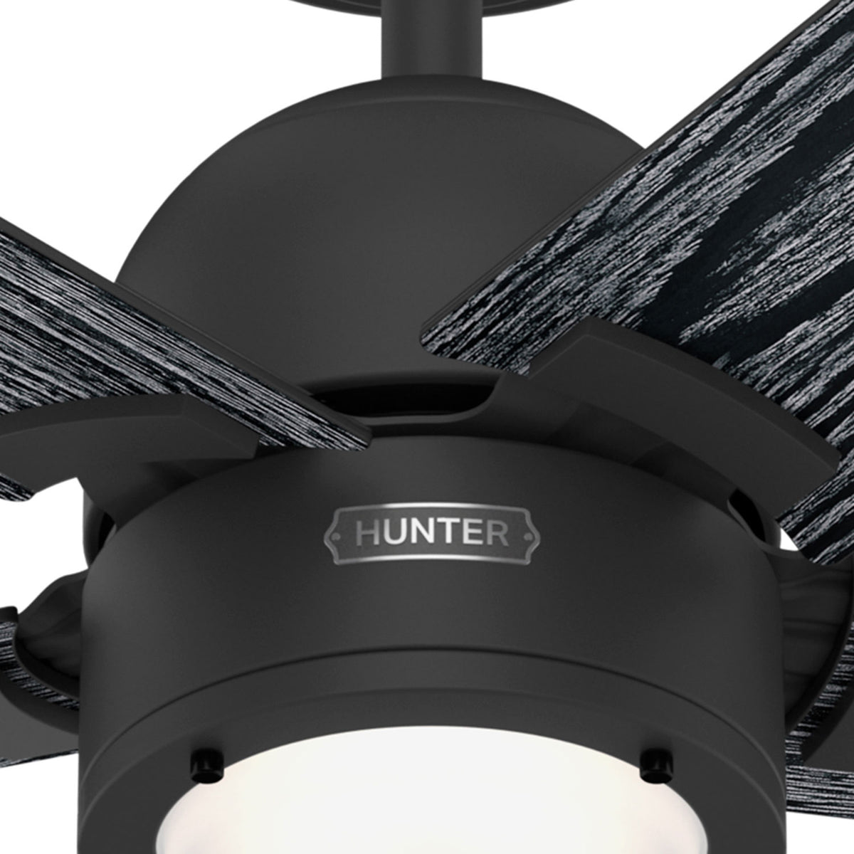 52 inch Erling ENERGY STAR® Matte Black Ceiling Fan with LED Light Kit and Handheld Remote