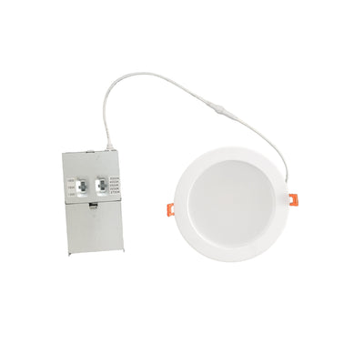 6-inch White Commercial Wall Light with 5-CCT Selectable White