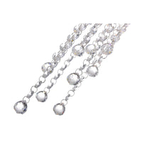 Extended 1 Light 5in Chrome Mini Pendant