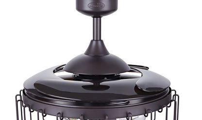 48 Inch Oil Rubbed Bronze Retractable Blade Ceiling Fan