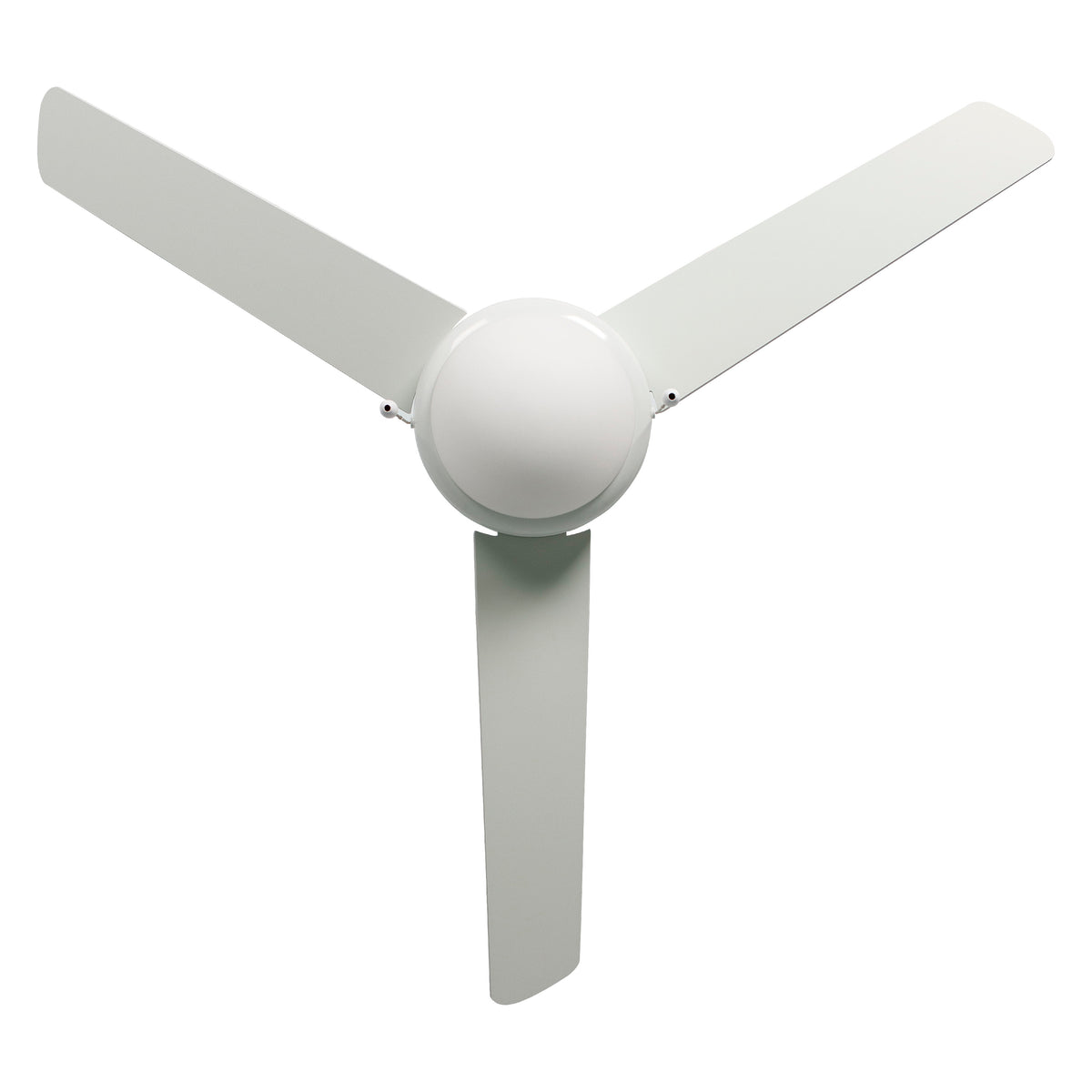 50 Inch Contempo AC White Indoor Ceiling Fan 3-Blade 2 Lights Reversible
