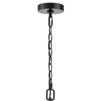 19.75'' Edenton Matte Black 3 Light Hanging Pendant