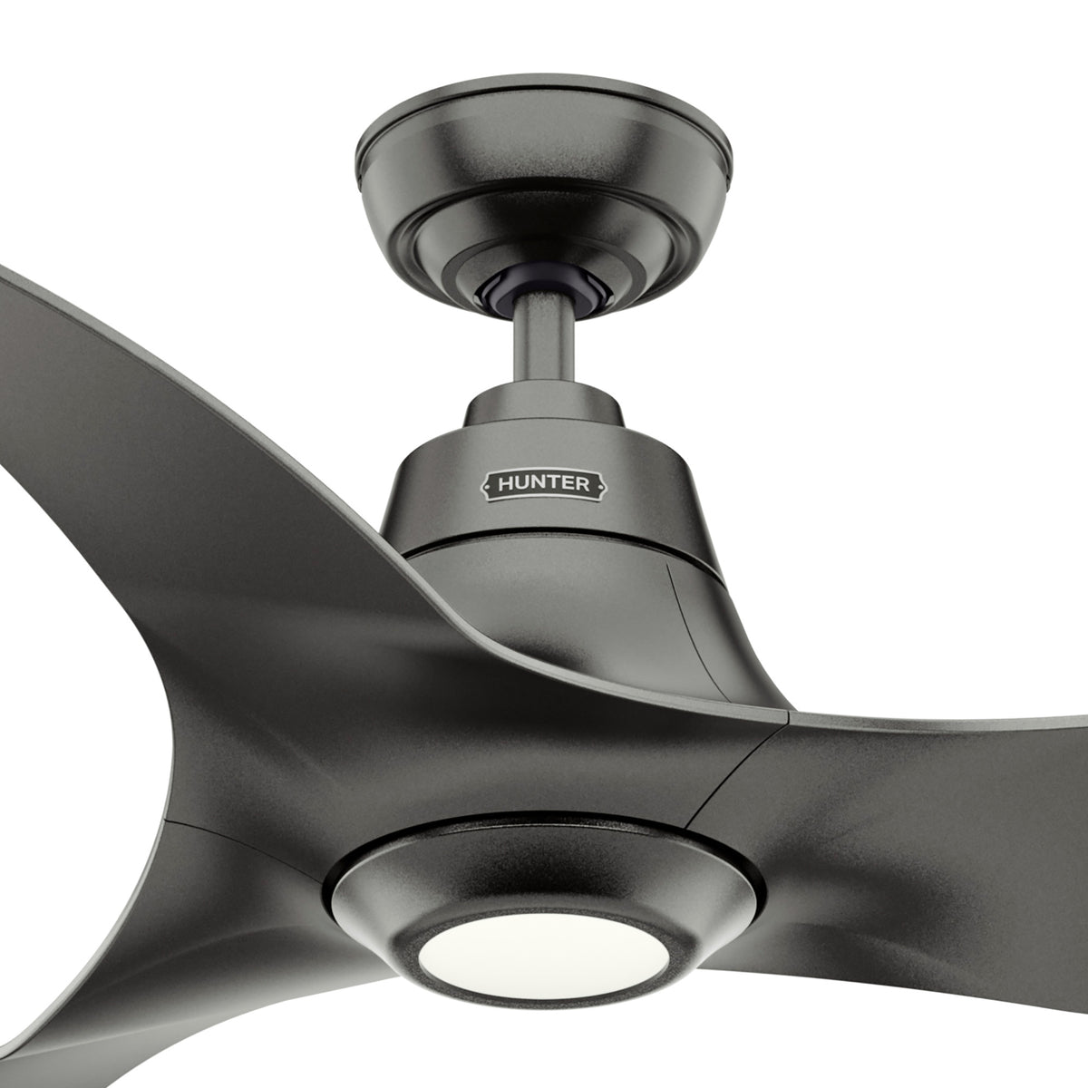 60 inch Arwen ENERGY STAR® Granite Damp Rated Ceiling Fan with LED Light Kit and Handheld Remote