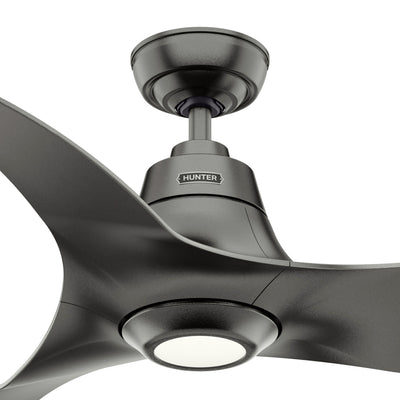 60 inch Arwen ENERGY STAR® Granite Damp Rated Ceiling Fan with LED Light Kit and Handheld Remote