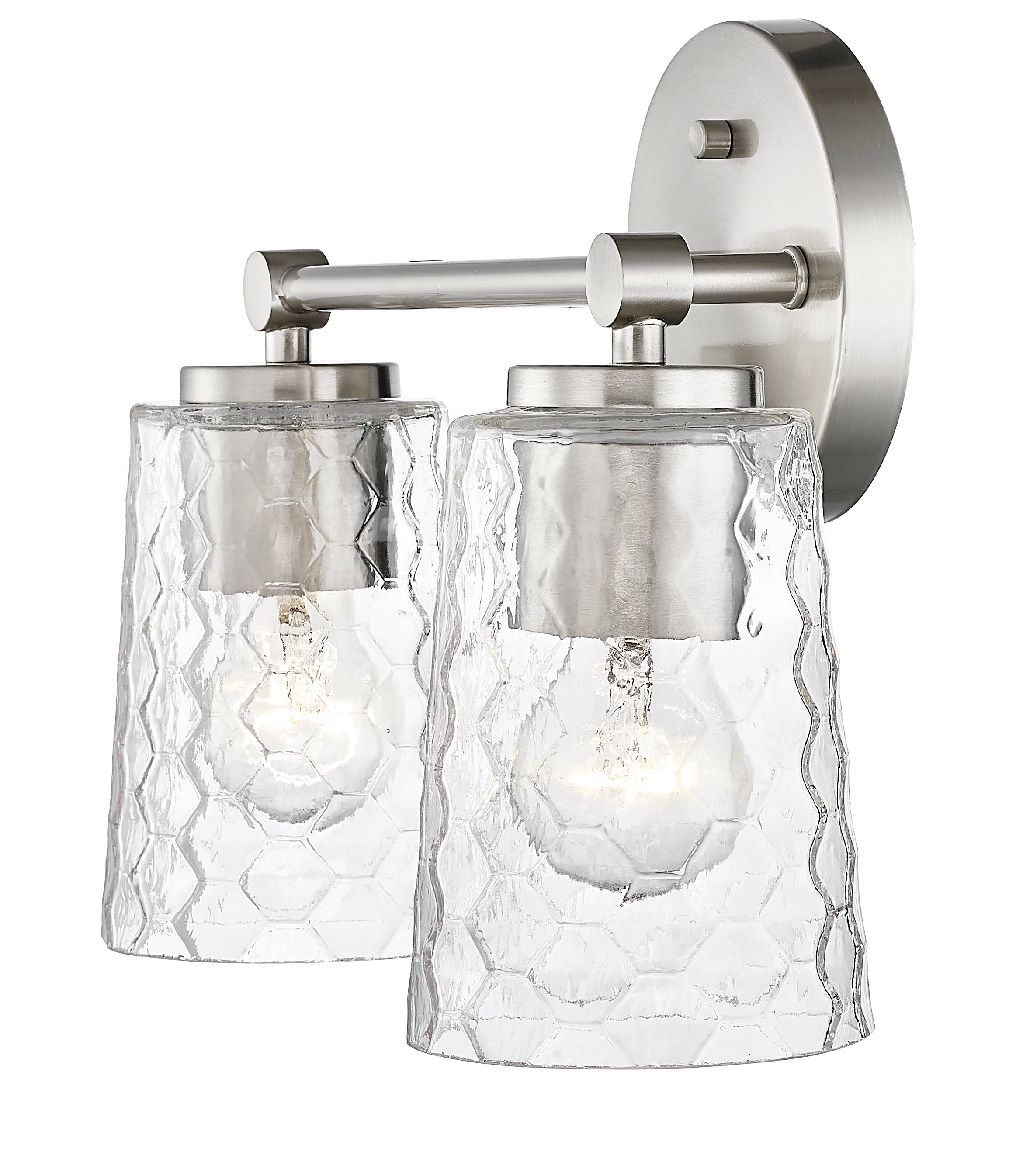 13.5'' Ashli Brushed Nickel 2 Light Bath Vanity