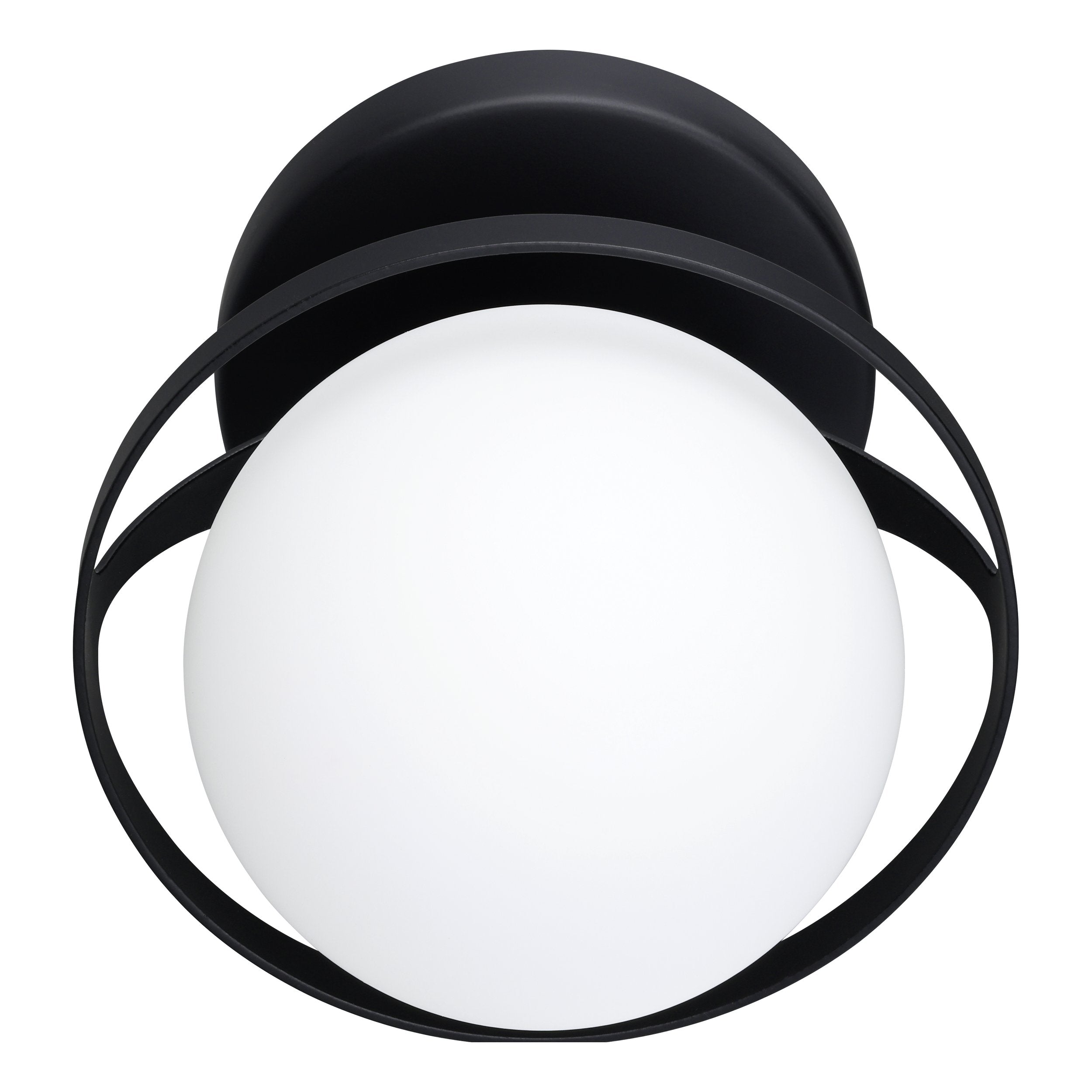 Parker 6-inch 1-light Matte Black Vanity Light with Etched Opal Glass Shade