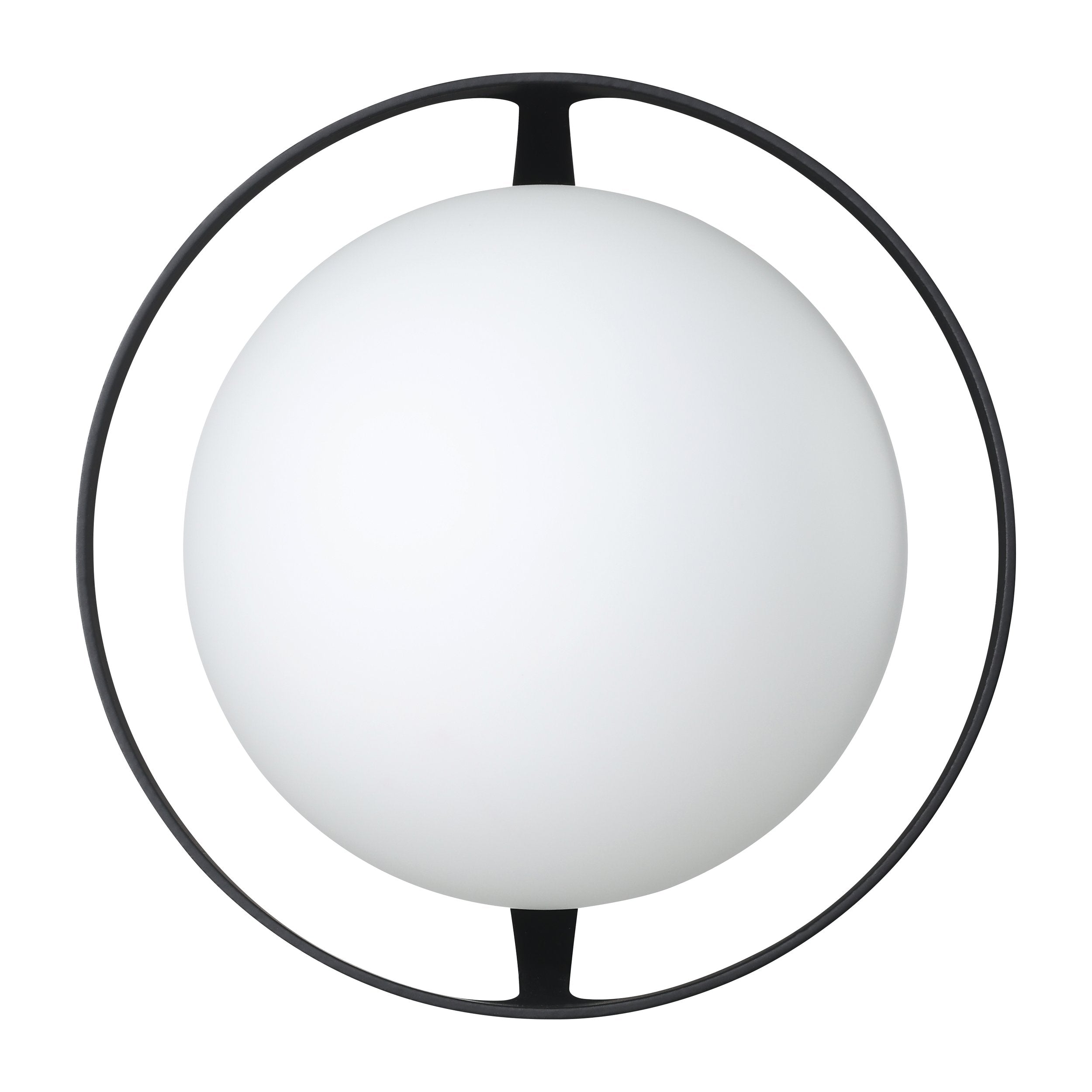 Parker 6-inch 1-light Matte Black Vanity Light with Etched Opal Glass Shade