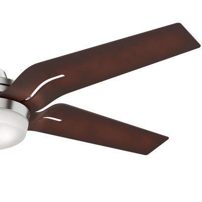 Casablanca 56 inch Correne Brushed Nickel Ceiling Fan with LED Light Kit and Handheld Remote