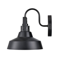 8'' Axell Powder Coated Black 1 Light Wall Sconce
