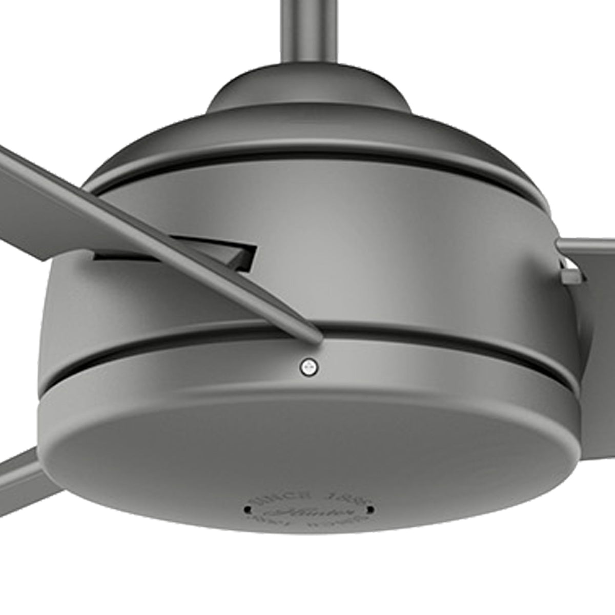 52 inch Trimaran Matte Silver WeatherMax Indoor / Outdoor Ceiling Fan and Wall Control