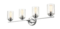 31.13'' Moven Chrome 4 Light Bath Vanity