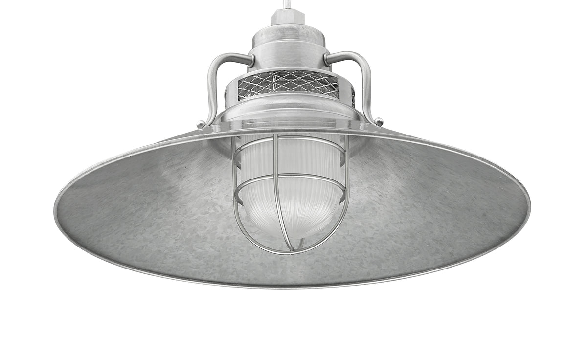 18'' Galvanized Metal R Series Railroad Shade