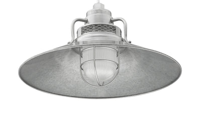 18'' Galvanized Metal R Series Railroad Shade