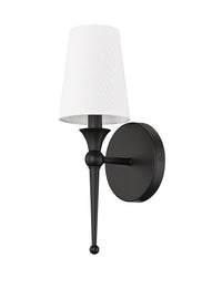 5''  Matte Black 1 Light Wall Sconce