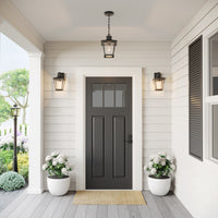 7.5'' Bellmon Powder Coated Black 1 Light Wall Sconce