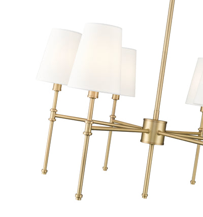 15.75'' Adorra Vintage Brass 6 Light Chandelier