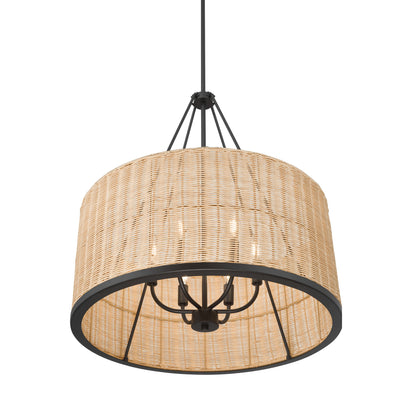 26.5'' Namiro Matte Black 6 Light Pendant
