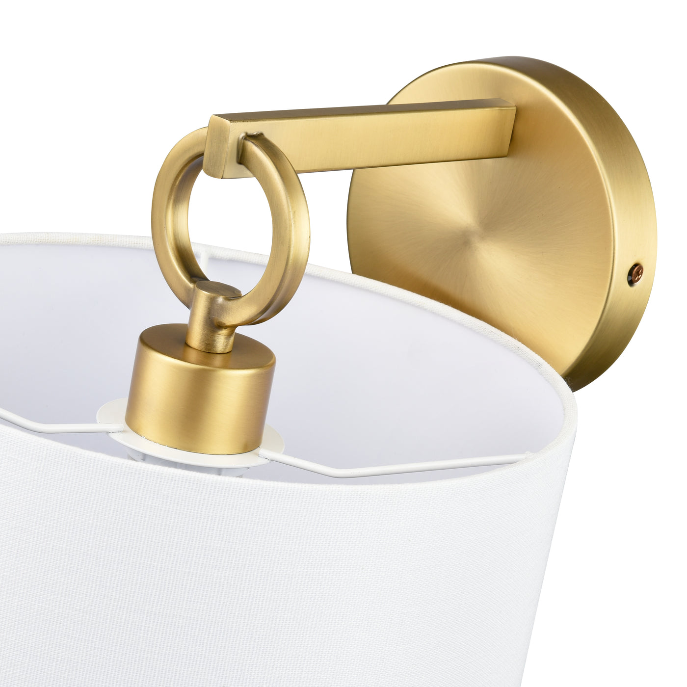 9.88'' Braxstan Vintage Brass 1 Light Wall Sconce