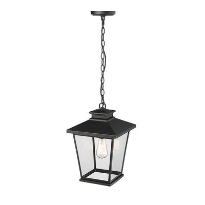 16.3'' Bellmon Powder Coated Black 1 Light Hanging Lantern