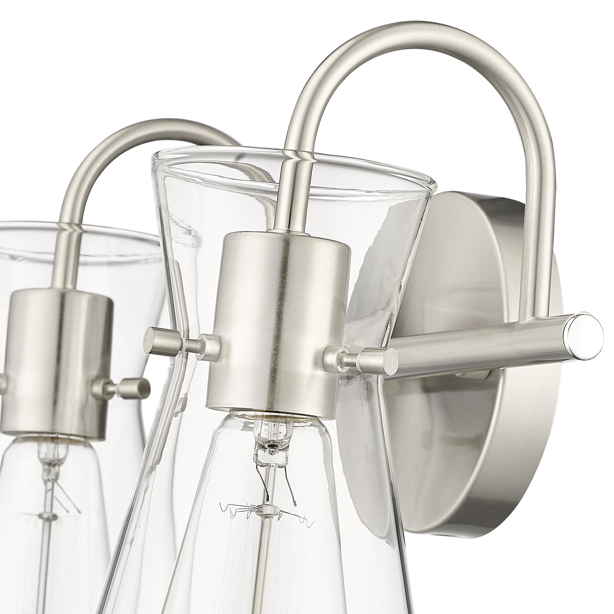 13.4'' Camellia Brushed Nickel 2 Light Bath Vanity