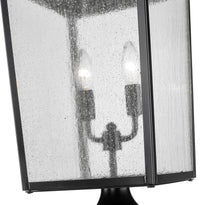 22.75'' Devens Powder Coated Black 2 Light Post Lantern