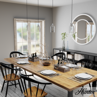 Lochemeade 4.5-inch 1-light Brushed Nickel Pendant with Clear Seeded Glass
