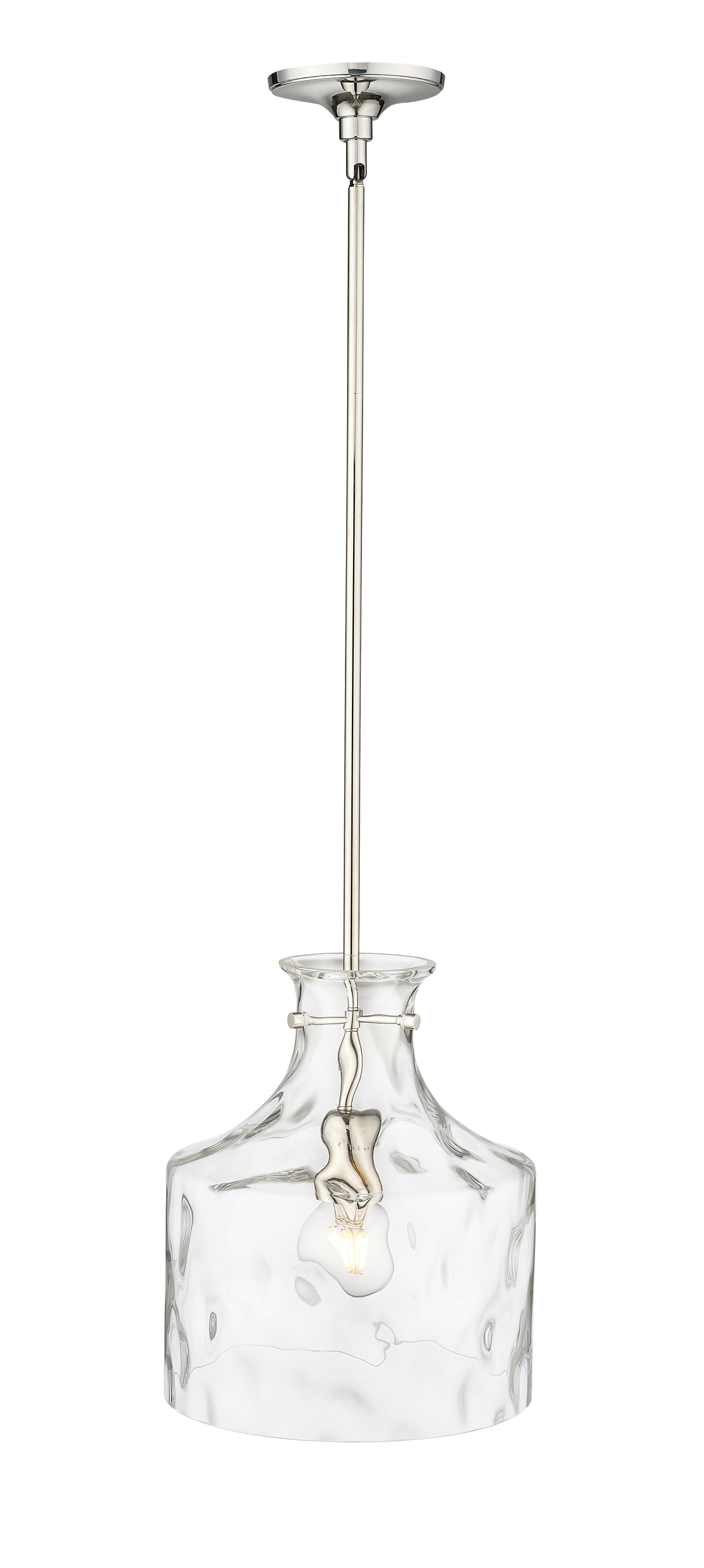 13'' Santorini Polished Nickel 1 Light Pendant