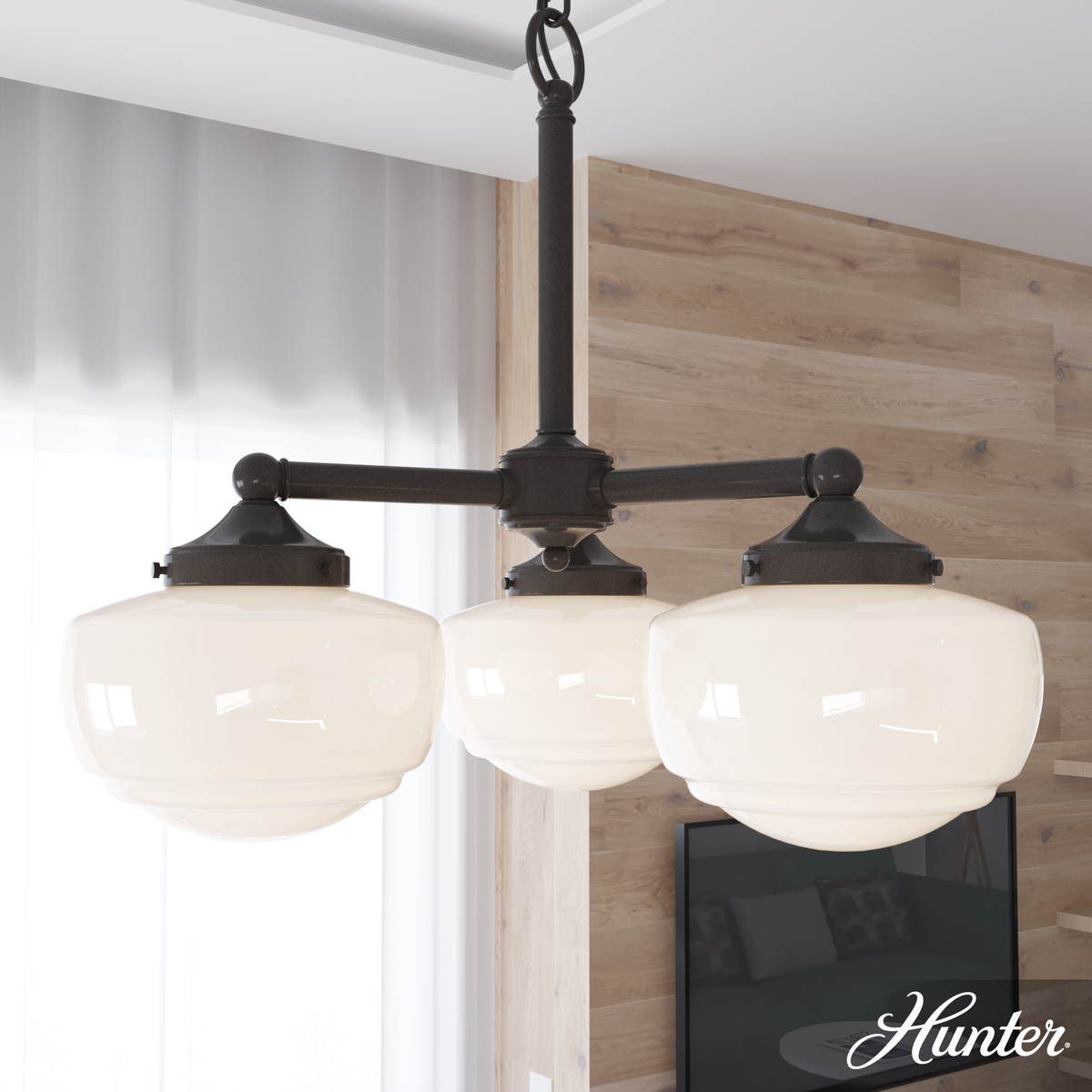 Vanning 9-inch 1-light Noble Bronze and Natural Sisal Rope Pendant with Clear Glass