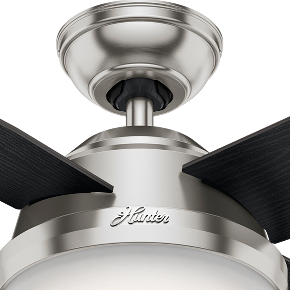 44 inch Dempsey Brushed Nickel Ceiling Fan with LED Light Kit and Handheld Remote