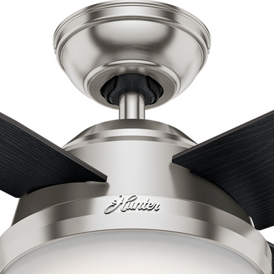 44 inch Dempsey Brushed Nickel Ceiling Fan with LED Light Kit and Handheld Remote