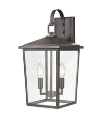 9'' Fetterton Powder Coated Bronze 2 Light Wall Sconce