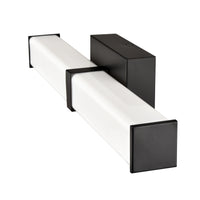18'' Tron Matte Black  Vanity Light