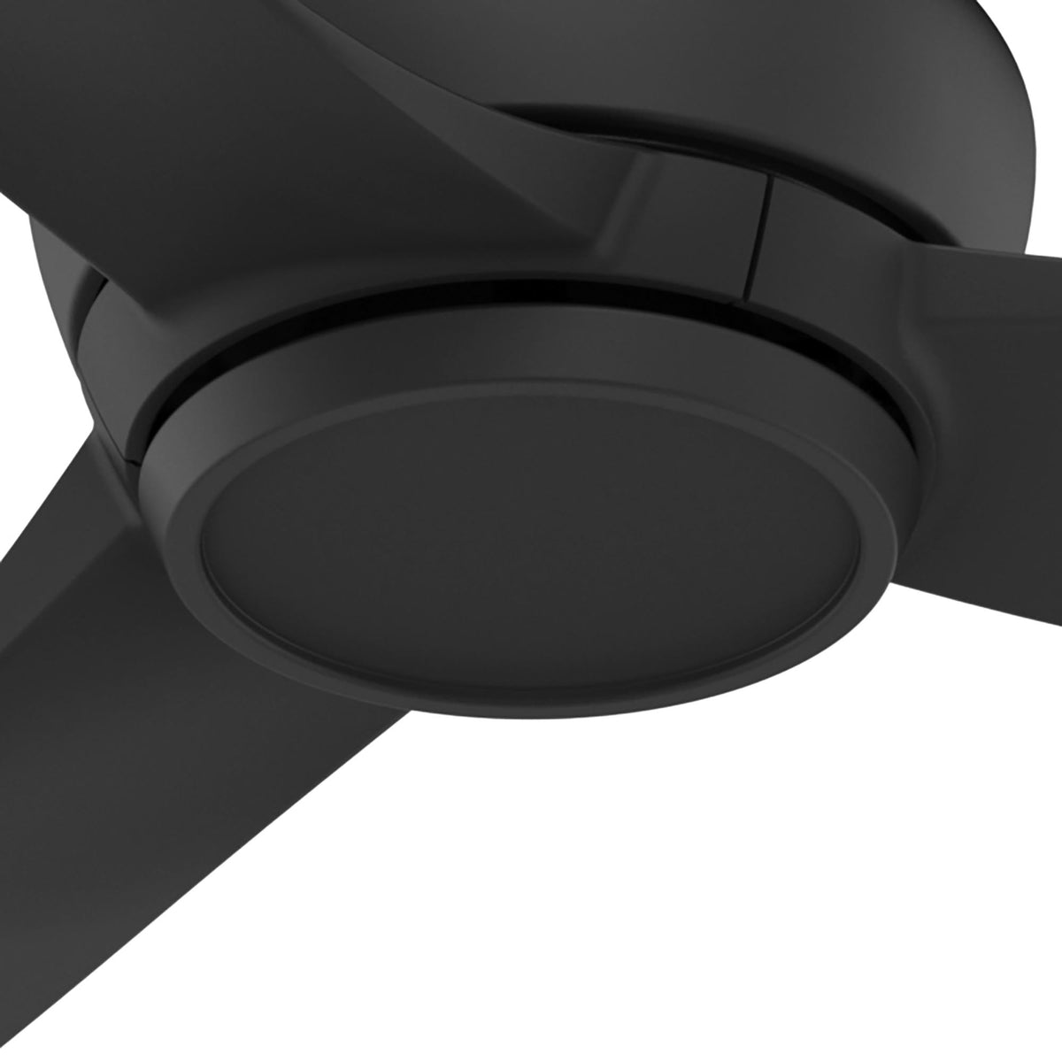 52 inch Mazzini ENERGY STAR® Matte Black Damp Rated Ceiling Fan and Handheld Remote
