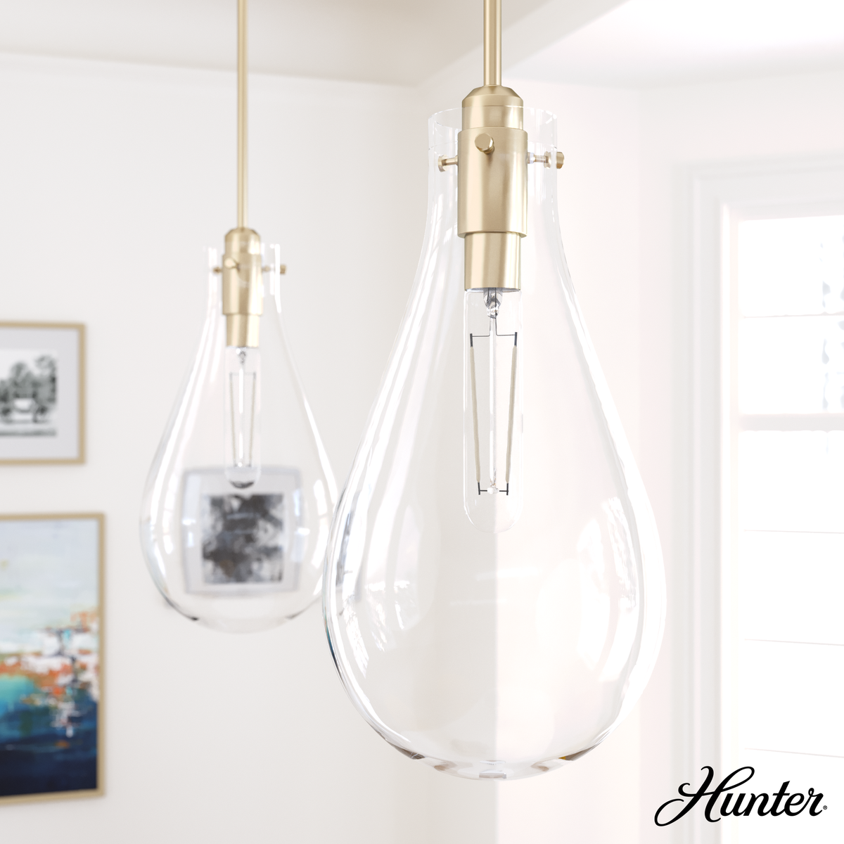 Junie Bud 28-inch 6-light Luxe Gold Chandelier