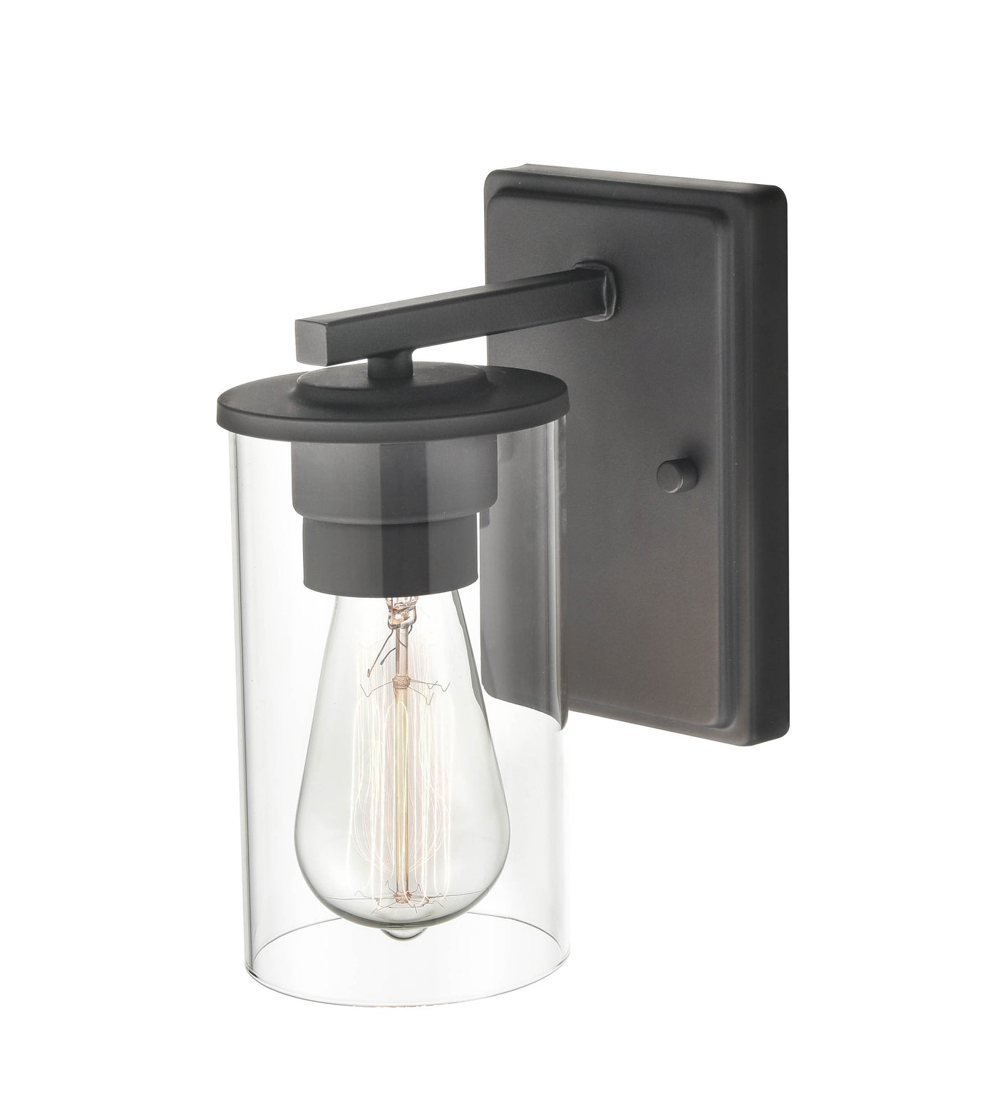 4.33'' Verlana Matte Black 1 Light Wall Sconce
