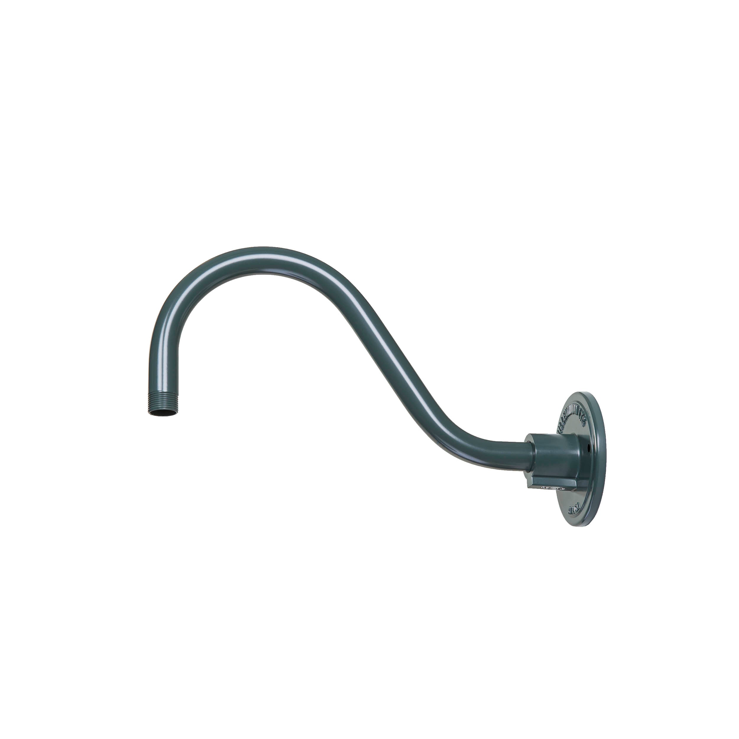 9.5-inch R Series Satin Green Gooseneck Arm
