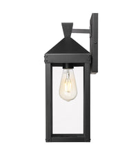 6.25'' Yates Powder Coated Black 1 Light Wall Sconce