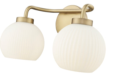 15'' Oprah Vintage Brass 2 Light Bath Vanity