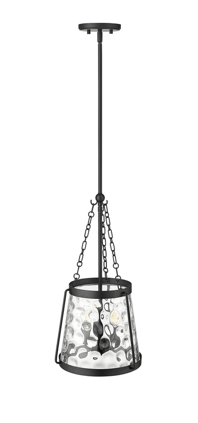 21.63'' Adabella Matte Black 3 Light Pendant