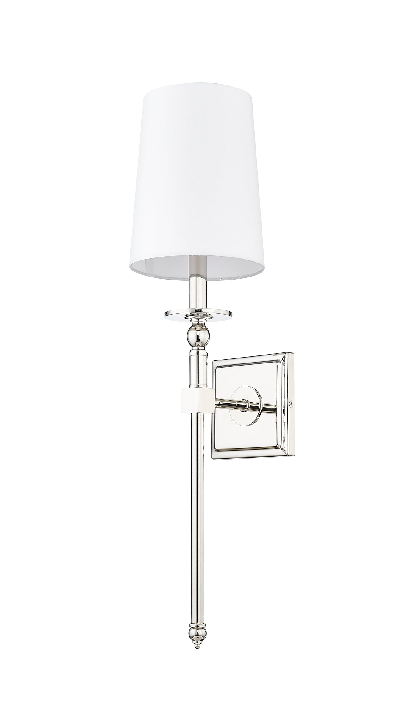 26-inch Polished Nickel 1-Light Wall Sconce