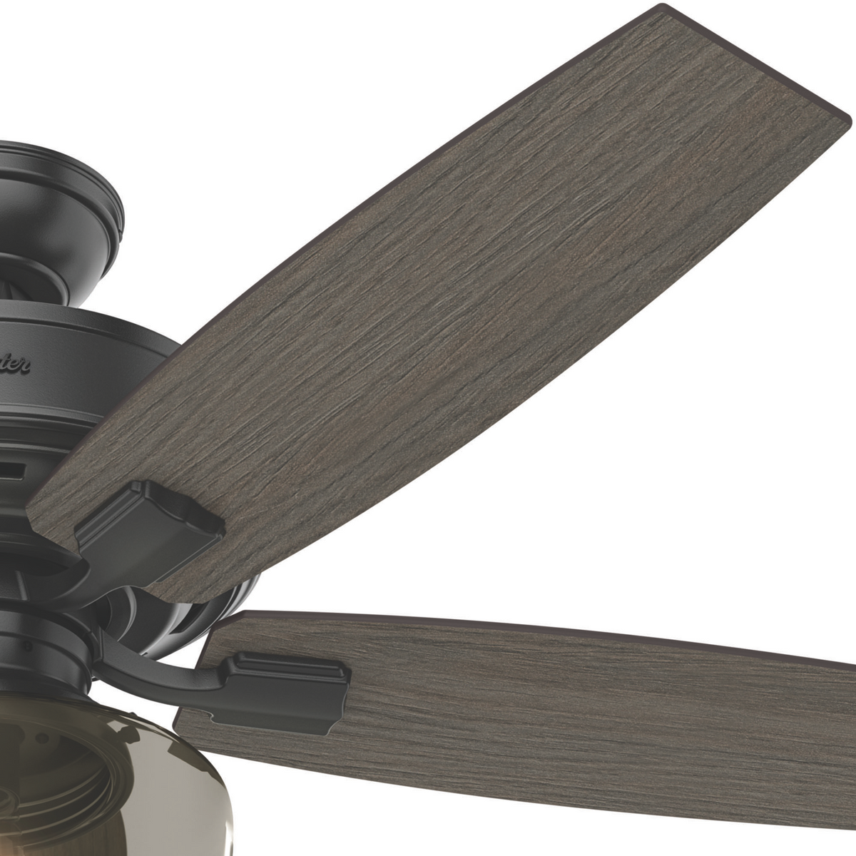 52 inch Bennett Matte Black Ceiling Fan with LED Light Kit