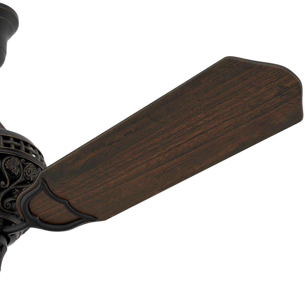 60 inch 1886 Limited Edition Midas Black Ceiling Fan and Pull Chain