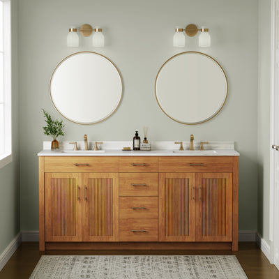 14'' Corella Modern Gold 2 Light Bath Vanity