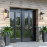 6''  Powder Coated Black 1 Light Wall Sconce